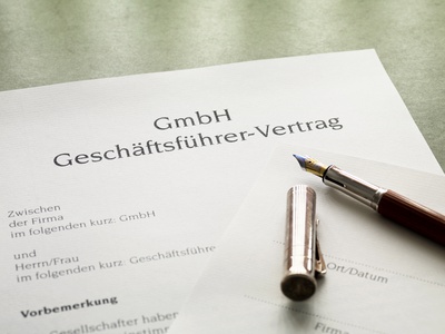 Vorlage Fur Einen Gmbh Geschaftsfuhrer Vertrag Selbststaendig De