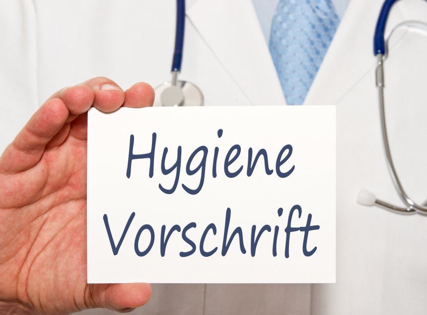 Hygienevorschrift Schild