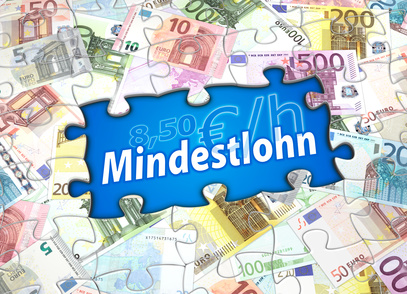 Mindestlohn Puzzleteil