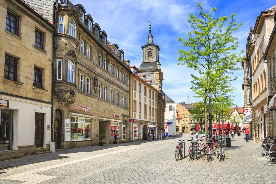 Straße in Bayreuth